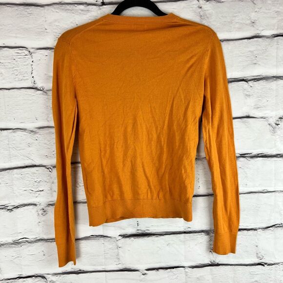 J.Crew Women's Yellow Cardigan Sweater Size S Long Sleeve Casual - Picture 5 of 6